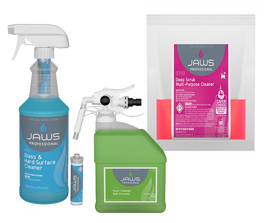 JAWS Bathroom Cleaning Kit. Refillable Cleaning Supplies.
